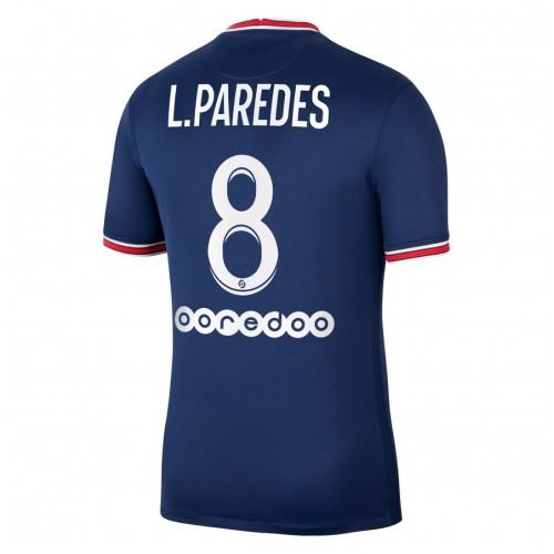 Paris Saint-Germain PSG Fodboldtrøjer Leandro Paredes 8 Hjemmebanesæt 2021/22 Kort ærmer Paris Saint-Germain PSG Fodboldtrøjer Leandro Paredes 8 Hjemmebanesæt 2021/22 Kort ærmer
